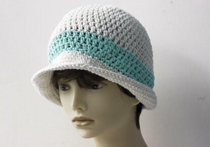 Cotton Sun Hat and Scarf