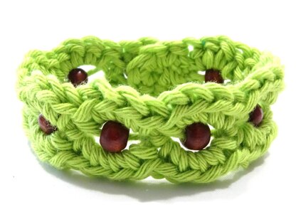 Crochet Beaded Bracelet