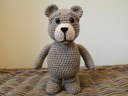 Ted Thunder Buddy teddy bear plush crochet amigurumi