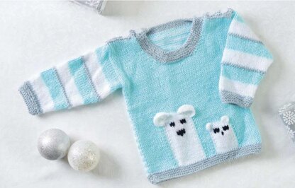 Baby Penguin and Polar Bears Sweater
