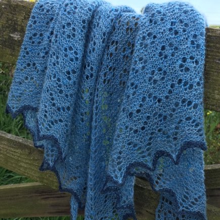 Cornflower Shawl #10