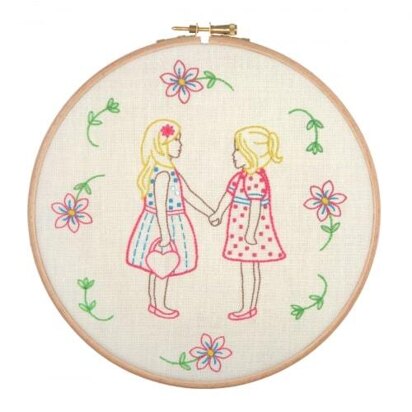 Anchor Friends Forever Printed Embroidery Kit