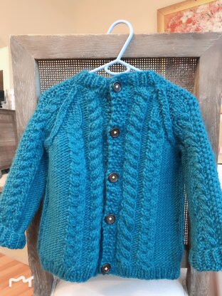 Twist and turn cardigan