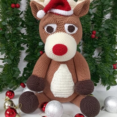 Rudolph the Red nosed Reindeer Crochet Pattern