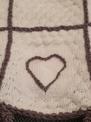 Baby Love Blanket in Bubble Stitch