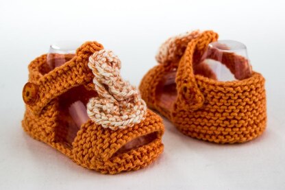 Ruffle Top Baby Sandals