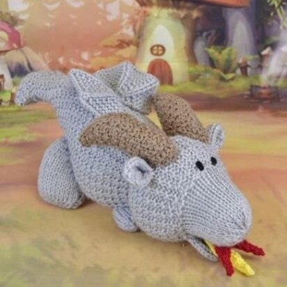 Burny the Dragon - knitting pattern