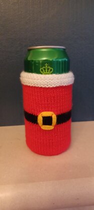 PDF Christmas DK knitting pattern - Can Sleeve Koozie/Cosy/Sleeve/Coozie - Easy to Follow Novelty Gift - Knitting-Xmas Reindeer Snowman Christmas Tree Santa