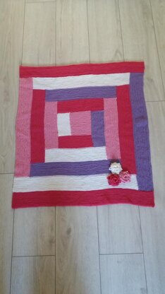 Log Cabin Baby Blanket