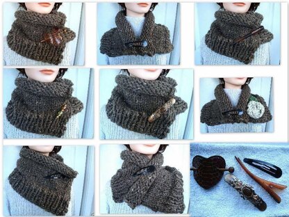 512 KNITTED CHUNKY COWL