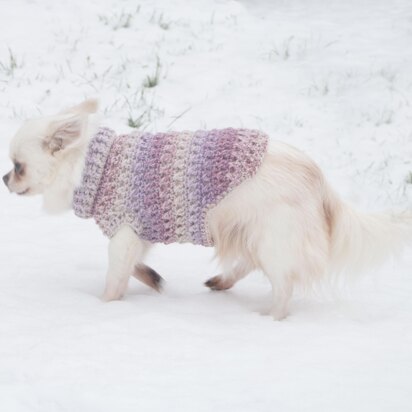 Criss cross dog sweater in 3 sizes