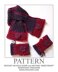 Crochet Keyhole Scarf and Mittens "Sweetheart"