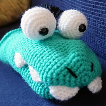 Crochet Pattern for the Hand Puppet Crocodile!