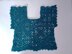 Teal Crochet Lace Top