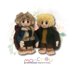 Halfling Amigurumi Bundle - Frodo, Sam, Merry, Pippin, Gollum