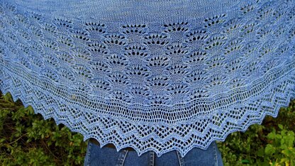 Pitlochry Long Wingspan Shawl