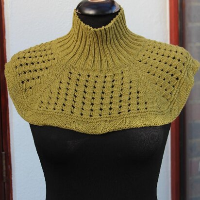 Green Lace Neck Warmer