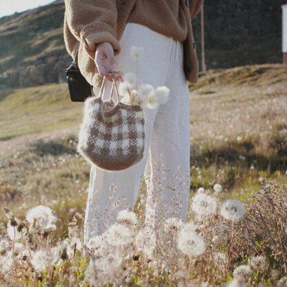 Gingham pouch