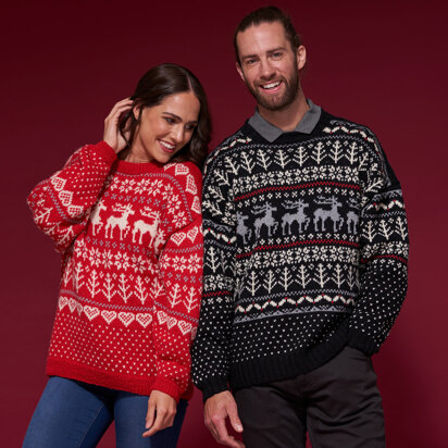 Festive Family Pattern Book (ColourLab DK) by Rosee Woodland - knitting pattern