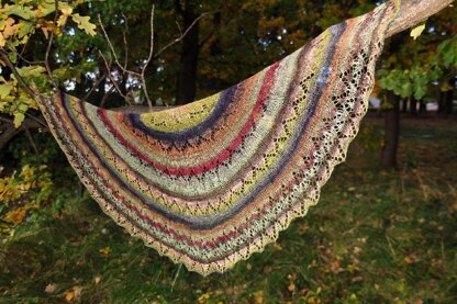 The Kakadu Lace Shawl