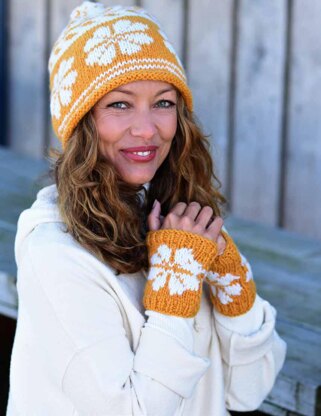 Ebba Hat & Wristlets in Juniper Moon Farm Fourteen - Downloadable PDF