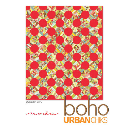 Moda Fabrics Boho Quilt - Downloadable PDF