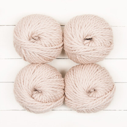 MillaMia Naturally Soft Super Chunky Ebba Cable Cape 4 Ball Project Yarn Pack
