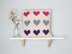 Little Sweetheart Heart Pillow 18" x 18" Square Living Room Girls Bedroom