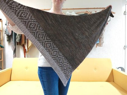 Walk in the Dawn Shawl