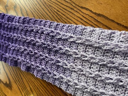 Shades of Lavender Scarf