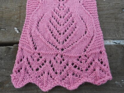 Fanciful Ferns Lace Scarf