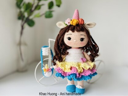 July - The unicorn doll