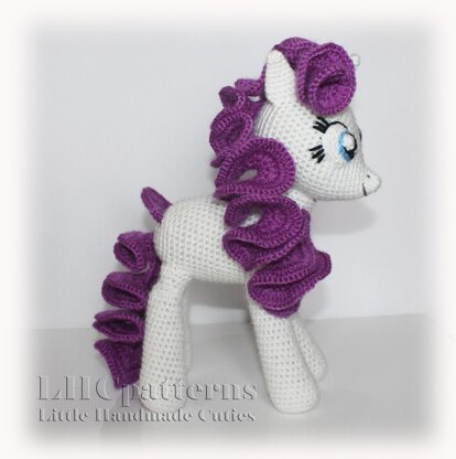 Rarity Pony Horse Crochet Pattern