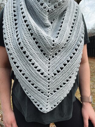 The Jamra Triangle Shawl