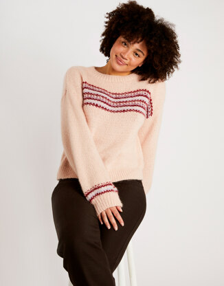 Little Lies Sweater in Wool and the Gang Feeling Good Yarn - V135815558 - Leaflet