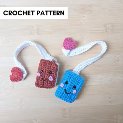 Amigurumi 'Book lover' bookmark crochet pattern Crochet pattern by Daphne  Vlastari