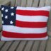 American Flag 12"x16"/30x40cm knit pillow cover