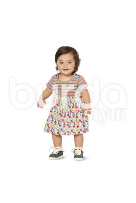 Burda Style Baby's Dress and Bodysuit B9347 - Paper Pattern, Size 3M-2