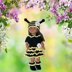 18" Crochet Bumblebee costume