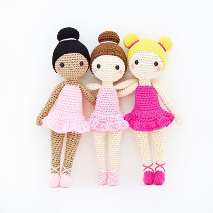 Tracey the Ballerina Doll Crochet pattern by Michelle Alvarez LoveCrafts