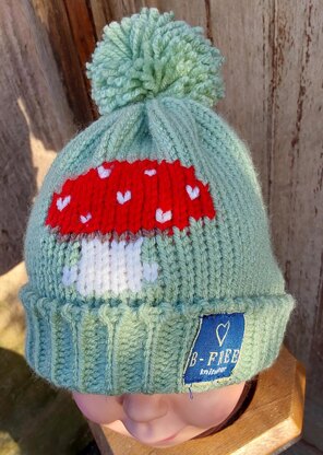 Mushroomknit beanie