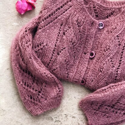 Very Berry Cardigan - knitting pattern