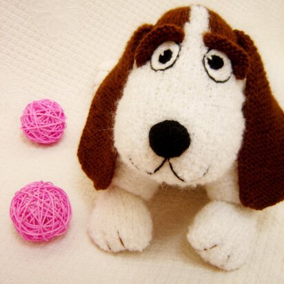 Knitting patterns Dog pillow knitting
