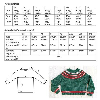 Festive granny jumper