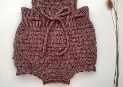 Saga knitted romper