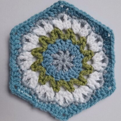 Spring Flower hexagon