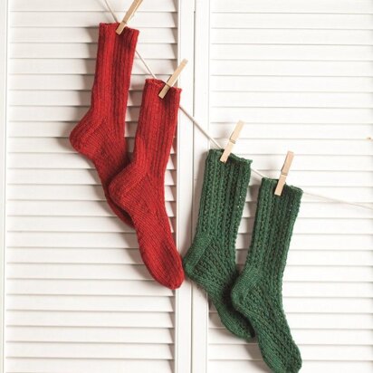 Java Crazed Pyro Socks - knitting pattern