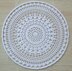 White Mandala 15,5 inch/40 cm Crochet PDF Pattern