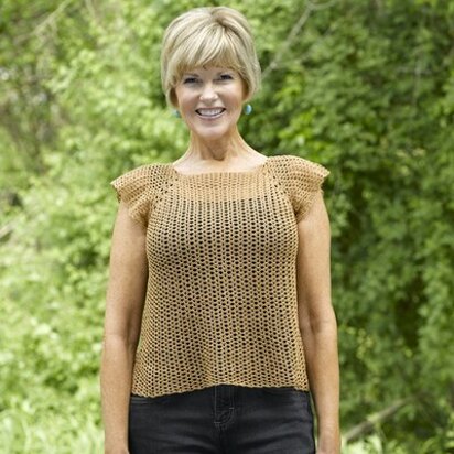 476 Themisto Tunic - Crochet Pattern for Women in Valley Yarns Valley Cotton 10/2