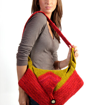 Soho Felted Bag in Malabrigo Worsted